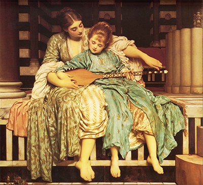 Music Lesson Frederic Leighton